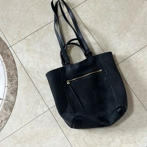 Hobo Black Suede Bag